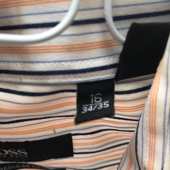 Hugo Boss collared dress shirt size 16 - Picture 2 of 4